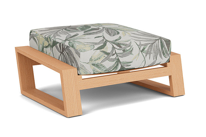 Lloyd Flanders - Pursuit Ottoman In Toffee Cream Finish With Calidora Mist Fabric - 452017188094 view 2