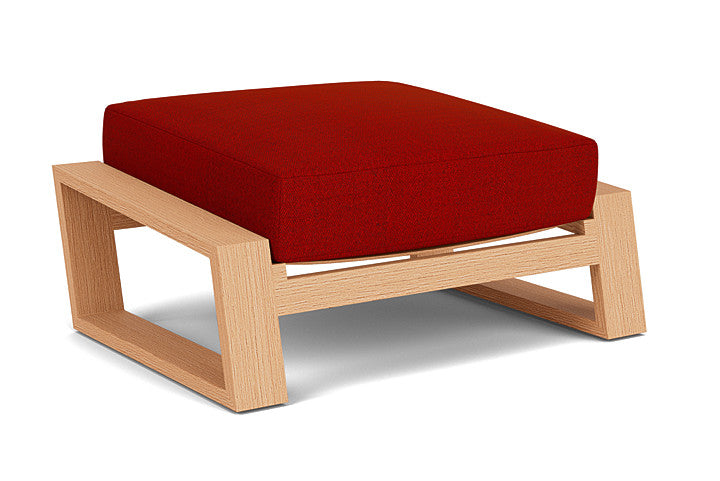 Lloyd Flanders - Pursuit Ottoman In Toffee Cream Finish With Partyline Lollipop Fabric - 4520171882054 view 2