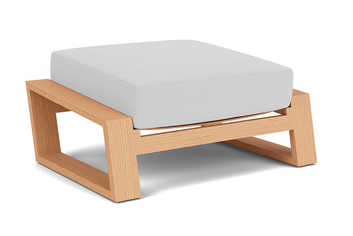 Lloyd Flanders - Pursuit Ottoman In Toffee Cream Finish With Reflections Ice Fabric - 4520171882052 view 2