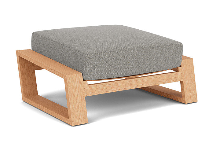 Lloyd Flanders - Pursuit Ottoman In Toffee Cream Finish With Rumba Nickel Fabric - 4520171882011 view 2