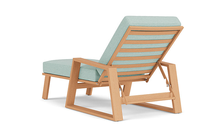 Lloyd Flanders - Pursuit Pool Chaise In Toffee Cream Finish With Demo Mist Fabric - 452020188066 view 2