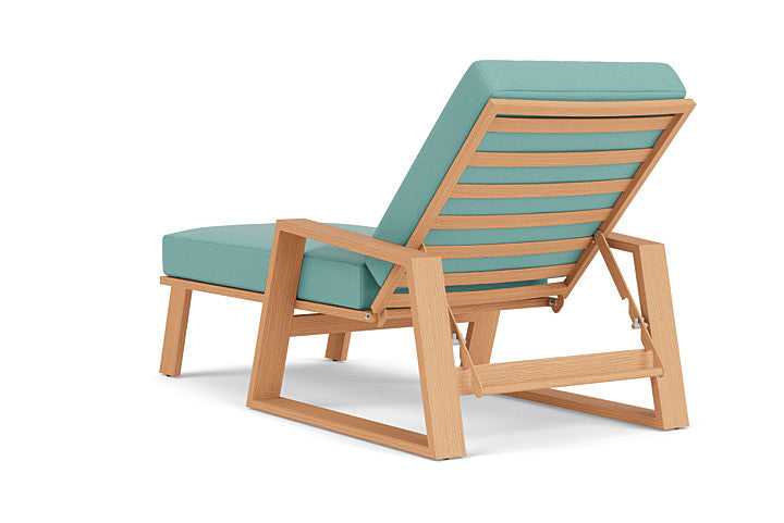Lloyd Flanders - Pursuit Pool Chaise In Toffee Cream Finish With Fife Aruba Fabric - 452020188748 view 2
