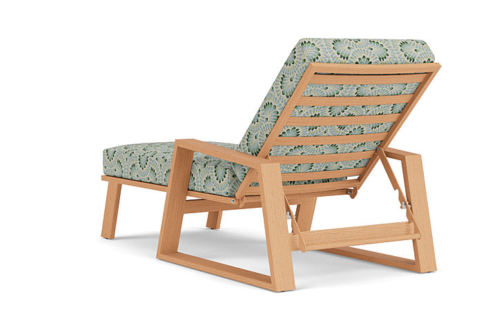 Lloyd Flanders - Pursuit Pool Chaise In Toffee Cream Finish With Plume Spring Fabric - 4520201882085 view 2