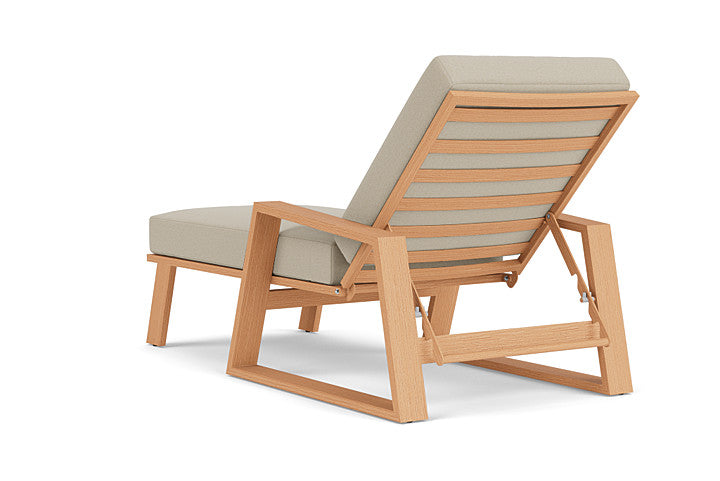 Lloyd Flanders - Pursuit Pool Chaise In Toffee Cream Finish With Rumba Straw Fabric - 4520201882008 view 2