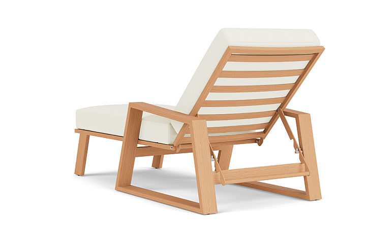 Lloyd Flanders - Pursuit Pool Chaise In Toffee Cream Finish With Sailcloth Salt Fabric - 452020188890 view 2