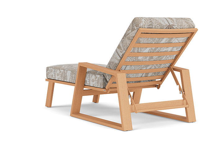 Lloyd Flanders - Pursuit Pool Chaise In Toffee Cream Finish With Wayfarer Dune Fabric - 4520201882073 view 2