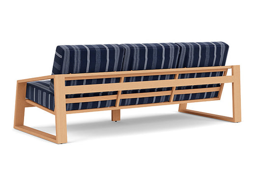 Lloyd Flanders - Pursuit Sofa In Toffee Cream Finish With Consider Indigo Fabric - 4520551881969 view 2