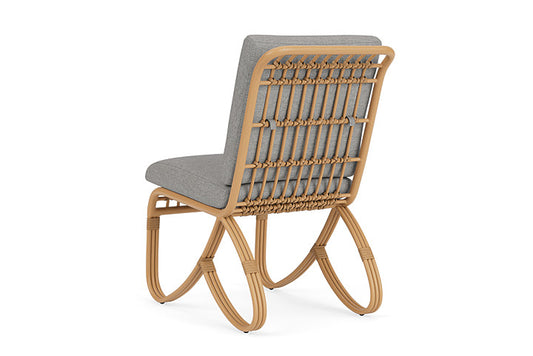 Lloyd Flanders - Riviera Armless Dining Chair In Camel Finish With Demo Stone Fabric - 278007152095 view 2