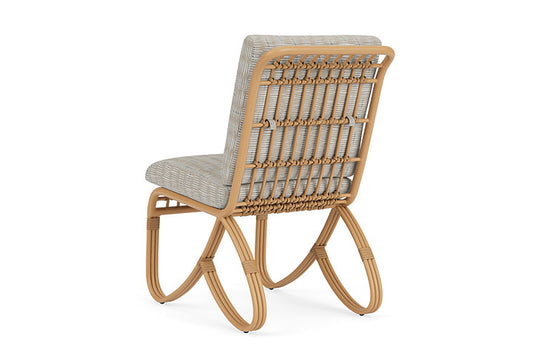 Lloyd Flanders - Riviera Armless Dining Chair In Camel Finish With Romulo Mineral Fabric - 2780071522050 view 2