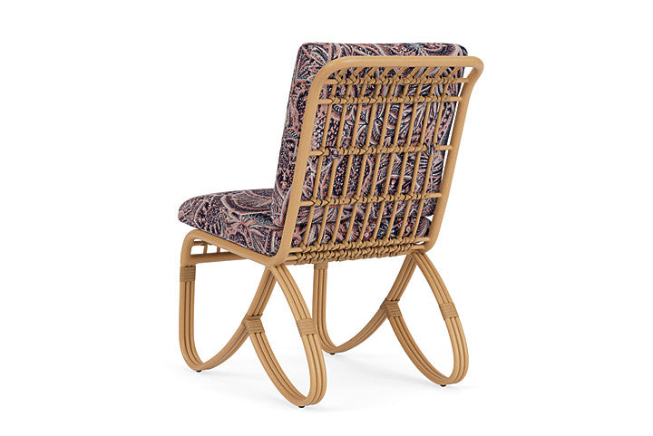 Lloyd Flanders - Riviera Armless Dining Chair In Camel Finish With Sensiblity Splendor Fabric - 2780071522082 view 2