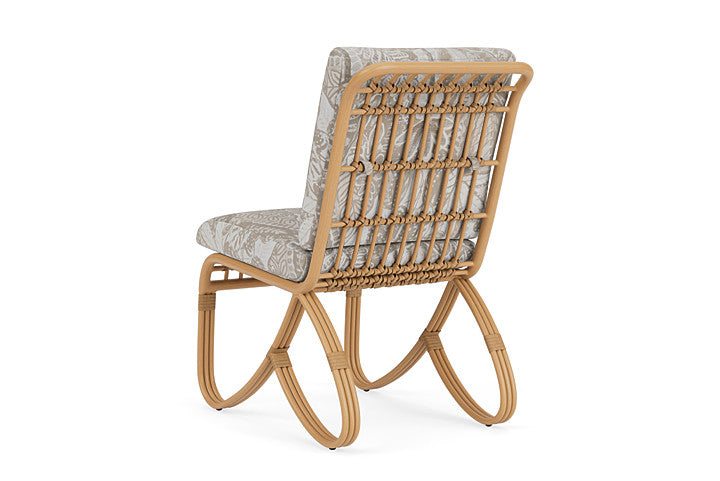 Lloyd Flanders - Riviera Armless Dining Chair In Camel Finish With Wayfarer Dune Fabric - 2780071522073 view 2