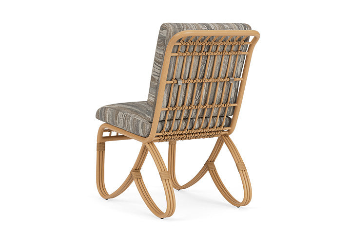 Lloyd Flanders - Riviera Armless Dining Chair In Camel Finish With Woodgrain Ash Fabric - 278007152723 view 2