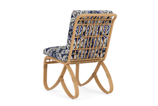 Lloyd Flanders - Riviera Armless Dining Chair In Camel Finish With Yoko Mediterranean Fabric - 278007152705 view 2
