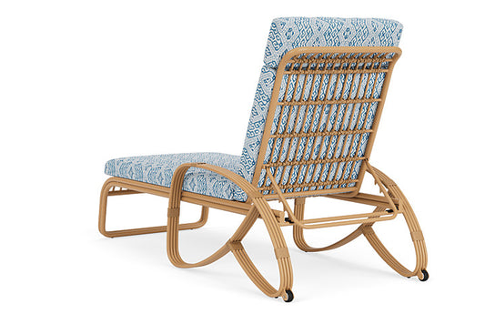 Lloyd Flanders - Riviera Chaise In Camel Finish With Aman Capri Fabric - 2780201521800 view 2