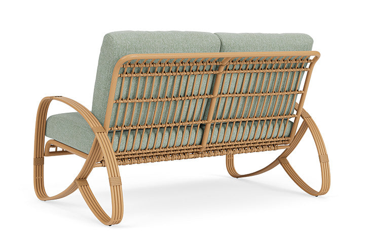 Lloyd Flanders - Riviera Loveseat In Camel Finish With Serene Spa Fabric - 2780501522031 view 2