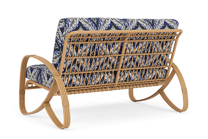 Lloyd Flanders - Riviera Loveseat In Camel Finish With Yoko Mediterranean Fabric - 278050152705 view 2