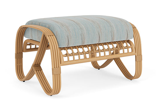 Lloyd Flanders - Riviera Ottoman In Camel Finish With Colorwave Mist Fabric - 2780171522072 view 2