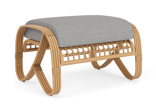 Lloyd Flanders - Riviera Ottoman In Camel Finish With Demo Stone Fabric - 278017152095 view 2