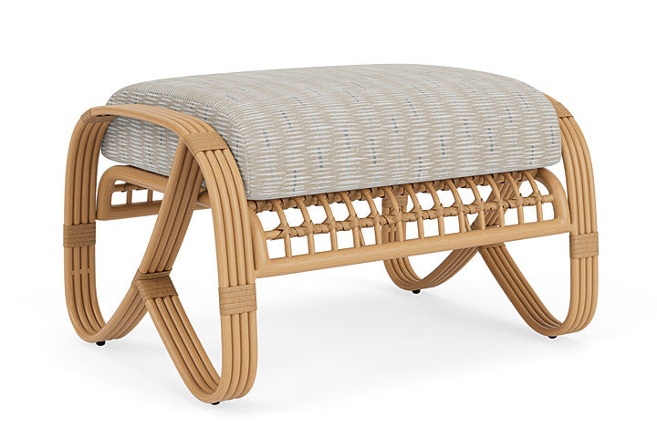 Lloyd Flanders - Riviera Ottoman In Camel Finish With Romulo Mineral Fabric - 2780171522050 view 2