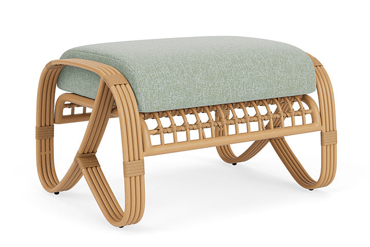 Lloyd Flanders - Riviera Ottoman In Camel Finish With Serene Spa Fabric - 2780171522031 view 2