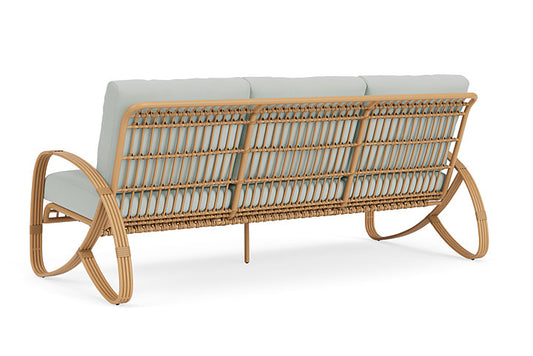 Lloyd Flanders - Riviera Sofa In Camel Finish With Callen Celadon Fabric - 2780551522024 view 2
