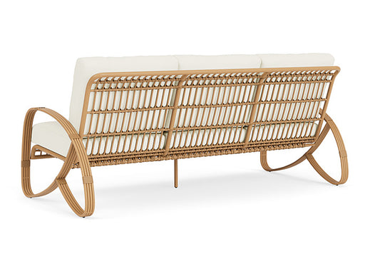 Lloyd Flanders - Riviera Sofa In Camel Finish With Sailcloth Salt Fabric - 278055152890 view 2