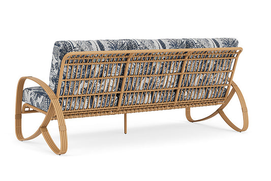 Lloyd Flanders - Riviera Sofa In Camel Finish With Wayfarer Mist Fabric - 2780551522074 view 2