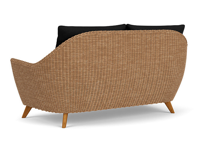 Lloyd Flanders - Tobago Loveseat In Hyacinth Finish With Canvas Black Fabric - 426050093157 view 2