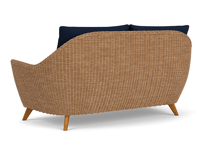 Lloyd Flanders - Tobago Loveseat In Hyacinth Finish With Decorline Navy Fabric - 4260500932019 view 2