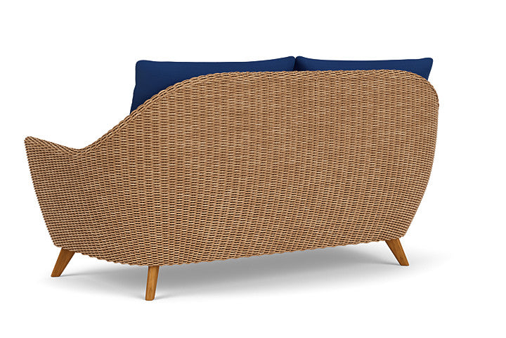 Lloyd Flanders - Tobago Loveseat In Hyacinth Finish With Flagship Lapis Fabric - 4260500931813 view 2