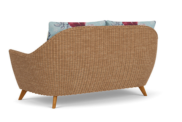 Lloyd Flanders - Tobago Loveseat In Hyacinth Finish With Serena Floral Meadow Fabric - 4260500932079 view 2