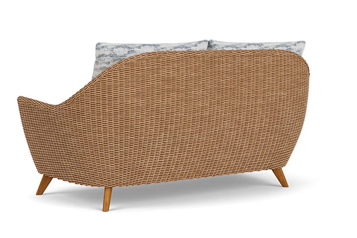 Lloyd Flanders - Tobago Loveseat In Hyacinth Finish With Stratosphere Cloud Fabric - 4260500931966 view 2