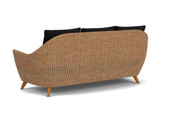 Lloyd Flanders - Tobago Sofa In Hyacinth Finish With Canvas Black Fabric - 426055093157 view 2