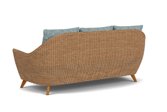 Lloyd Flanders - Tobago Sofa In Hyacinth Finish With Serene Ocean Fabric - 4260550932032 view 2