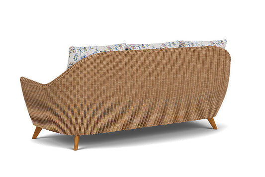 Lloyd Flanders - Tobago Sofa In Hyacinth Finish With Whimsical Bird Song Fabric - 4260550932080 view 2