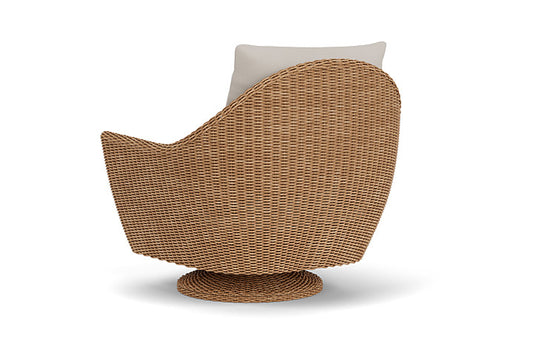 Lloyd Flanders - Tobago Swivel Rocker Lounge Chair In Hyacinth Finish With Azulu Twine Fabric - 4260810932034 view 2