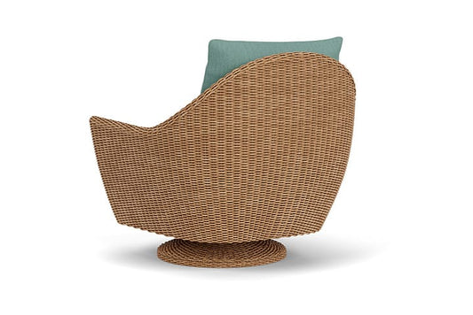 Lloyd Flanders - Tobago Swivel Rocker Lounge Chair In Hyacinth Finish With Loveboat Mint Fabric - 4260810932010 view 2