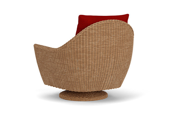 Lloyd Flanders - Tobago Swivel Rocker Lounge Chair In Hyacinth Finish With Partyline Lollipop Fabric - 4260810932054 view 2