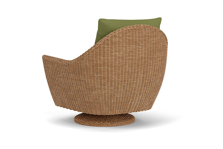 Lloyd Flanders - Tobago Swivel Rocker Lounge Chair In Hyacinth Finish With Reflections Grass Fabric - 4260810932051 view 2