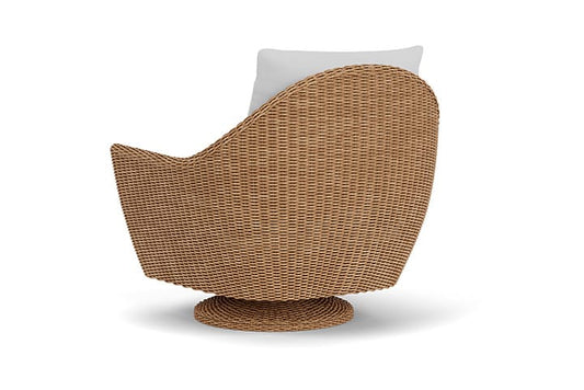 Lloyd Flanders - Tobago Swivel Rocker Lounge Chair In Hyacinth Finish With Reflections Ice Fabric - 4260810932052 view 2