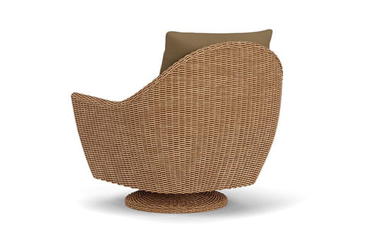 Lloyd Flanders - Tobago Swivel Rocker Lounge Chair In Hyacinth Finish With Reflections Straw Fabric - 4260810932053 view 2