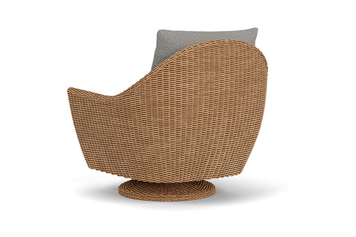 Lloyd Flanders - Tobago Swivel Rocker Lounge Chair In Hyacinth Finish With Rumba Nickel Fabric - 4260810932011 view 2