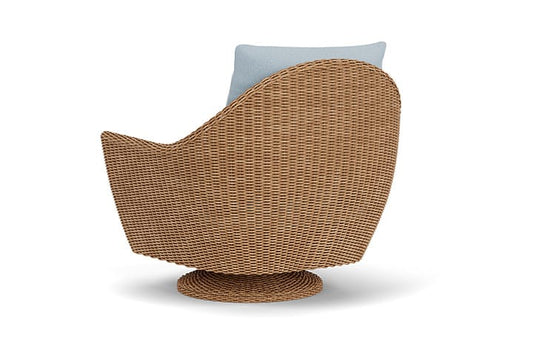Lloyd Flanders - Tobago Swivel Rocker Lounge Chair In Hyacinth Finish With Unearth Dew Fabric - 4260810932084 view 2