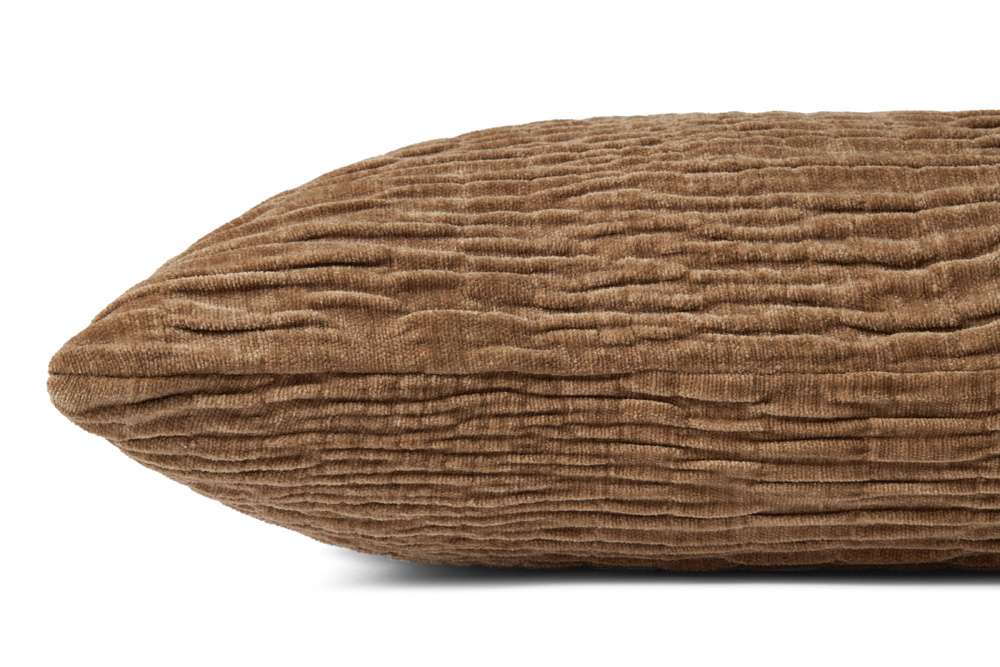 Loloi - Brown 22 x 22 Cover w/Down Pillow - DSETPLL0097BR00PIL3 veiw 2