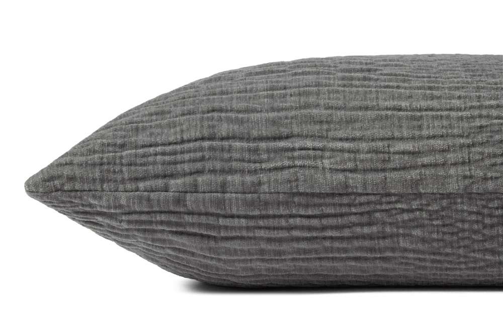 Loloi - Grey 22 x 22 Cover w/Poly Pillow - PSETPLL0097GY00PIL3 veiw 2