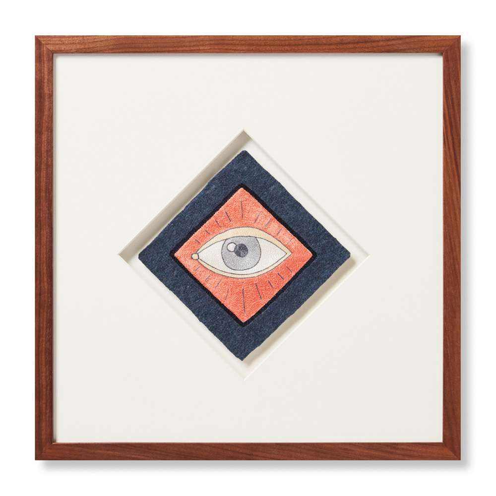 Loloi - Insight Patch Pink / Blue 1-4in X 1-4in Wall Art - AW0263INSGTPIBBA009 veiw 1