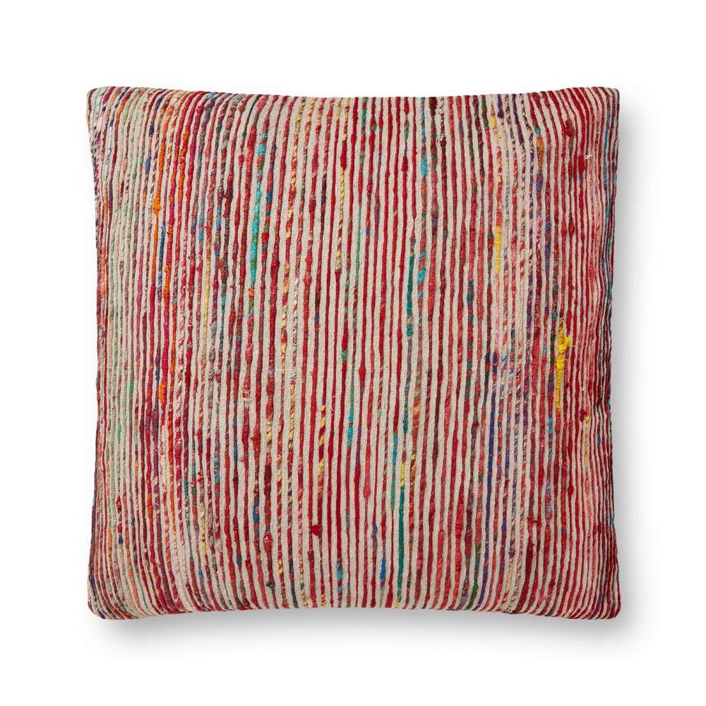 Loloi - P0242 Red / Multi 13in x 21in Cover w/Poly Pillow - PSETP0242REMLPIL5 veiw 1