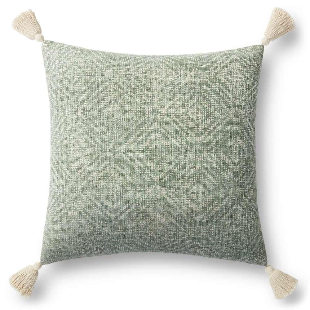 Loloi - P0621 Green 13in x 21in Cover Only Pillow - P012P0621GR00PIL5 veiw 1