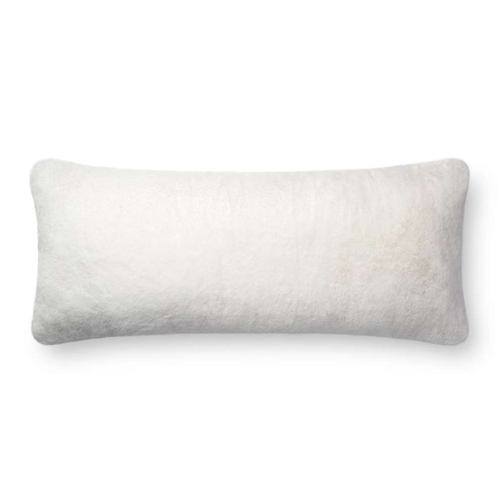 Loloi - P0710 White 13in x 21in Cover Only Pillow - P017P0710WH00PIL5 veiw 1