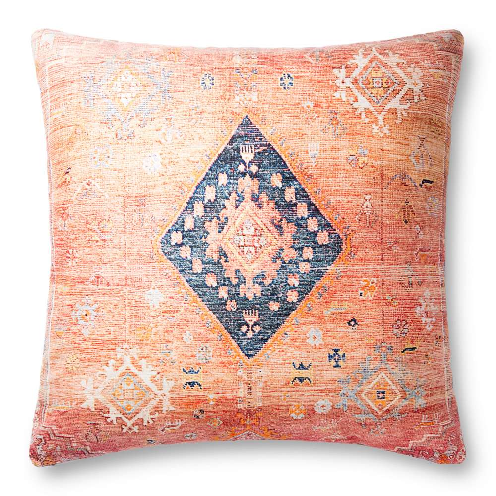 Loloi - P0902 Grey / Multi 3 x 3 Pillow - PFL1P0902GYMLPI36